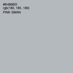 #B4B9BD - Pink Swan Color Image